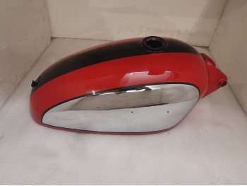 Ducati 350Cc Scrambler Chrome Red & Chrome Petrol Tank |Fit For