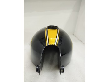 Fit For Ducati 350Cc Scrambler Chrome Yellow Black Petrol Tank + Badges  + Cap
