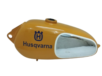 FIT FOR HUSQVARNA 1974 CR 250 WR 250 MAG REPRO YELLOW PAINTED ALUMINUM TANK