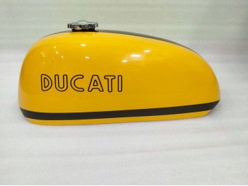 Fit For Ducati 450 Rt 450 R/T yellow & black steel gas petrol Tank