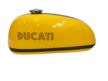 Fit For Ducati 450 Rt 450 R/T yellow & black steel gas petrol Tank