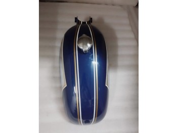 FIT FOR DUCATI 350CC SCRAMBLER BLUE & CHROME PETROL TANK AND MONZA CAP