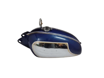 FIT FOR DUCATI 350CC SCRAMBLER BLUE & CHROME PETROL TANK AND MONZA CAP