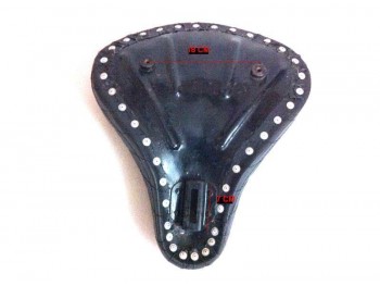  HARLEY BOBBER CHOPPER SPORTSTER BLACK DEEP DISH SOLO SEAT DIAMOND STYLE |Fit For