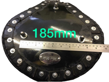 HARLEY BOBBER CHOPPER SPORTSTER BLACK LEATHERITE DEEP DISH SOLO SEAT |Fit For