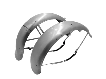 Harley Davidson Wla Model 1942 & Onwards Front & Rear Mudguard Set(Fit For)