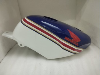 Fit For Honda NSR250 2 stroke mc21 1990 - 1993 Blue & White Aluminum Tank