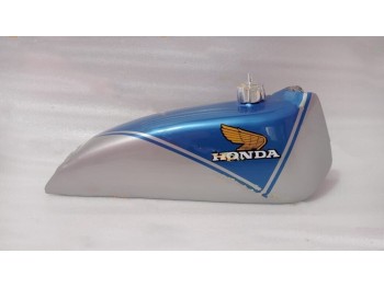 Fit For Honda TL 125 S BJ 1978 Model Steel Blue & Silver Painted Fuel Tank