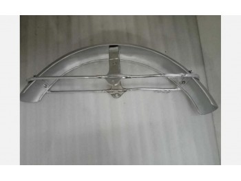 Fit For Honda CL72 CL77 (1962 - 1967) 305 scrambler Silver Steel Fornt Mudguard