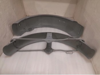 Fit For Honda CL72 CL77 (1962 - 1967) 305 scrambler Raw Mudguard set