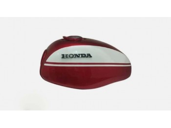 Fit For Honda SL350 SL 350 K1 1970 - 73 Fuel Petrol Gas Cherry & White Tank+Cap