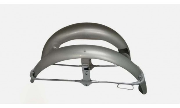 Fit For Honda CL72 CL77 (1962 - 1967) 305 scrambler Silver Painted Mudguard set 