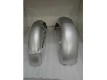 Fit For Honda CL72 CL77 (1962 - 1967) 305 scrambler Silver Painted Mudguard set 