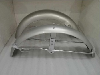 Fit For Honda CL72 CL77 (1962 - 1967) 305 scrambler Silver Painted Mudguard set 