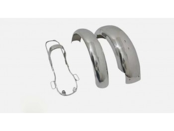 Fit For Honda CL72 CL77 (1962 - 1967) 305 scrambler Steel Chrome Mudguard set