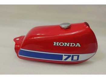 Fit For Honda ATC70 Red Painted Steel Fuel Petrol Tank 1978-1985 Model