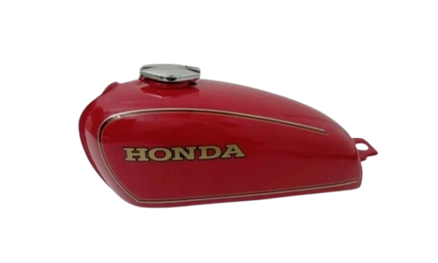 Fit For Honda CB125 CB 125 CB 125S 1980 Model Red Painted Steel Fuel Tank + Cap
