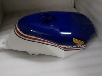 Fit For Honda NSR250 2-Stroke MC18 (1989 Model) Blue & White Aluminum Fuel Tank