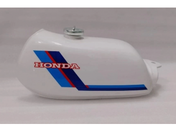 Fit For Honda ATC70 White Painted Steel Fuel Petrol Tank 1978-1985 Model + Cap