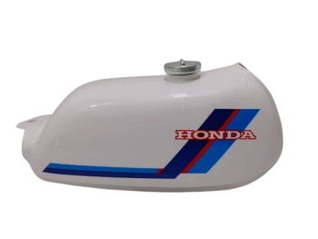 Fit For Honda ATC70 White Painted Alloy Fuel Petrol Tank 1978-1985 Model + Cap