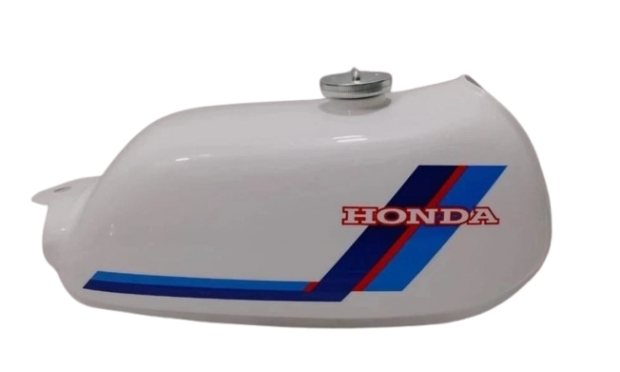 Fit For Honda ATC70 White Painted Steel Fuel Petrol Tank 1978-1985 Model + Cap