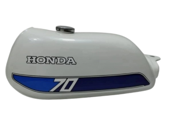 Fit For Honda ATC70 White Painted Alloy Fuel Petrol Tank 1978-1985 Model + Cap