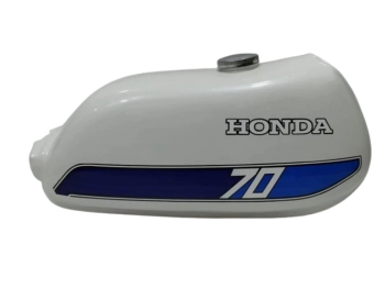 Fit For Honda ATC70 White Painted Steel Fuel Petrol Tank 1978-1985 Model + Cap