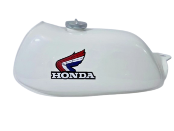 Fit For Honda ATC70 White Painted Alloy Fuel Petrol Tank 1978-1985 Model + Cap