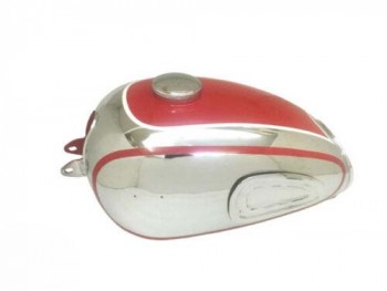 HOREX REGINA RED PAINTED CHROMED FUEL/PETROL TANK WITH CAP TAP|Fit For