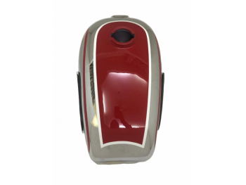 HOREX RESIDENT RED PAINTED CHROME PETROL TANK |Fit For