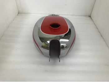 Horex Regina Chrome Red Paint Steel Fuel Tank (Small Version) |Fit For