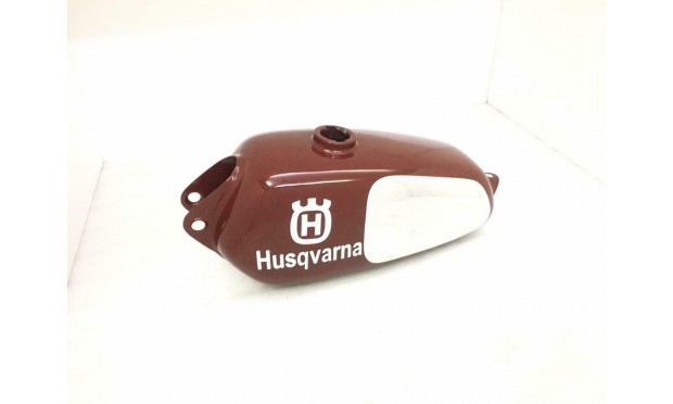 HUSQVARNA 1974 CR 250 MAG NEW REPRO PAINTED ALUMINUM TANK WITH CAP |Fit For