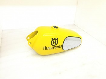 HUSQVARNA 1974 CR 250 WR 250 MAG NEW REPRO YELLOW PAINTED ALUMINUM TANK |Fit For