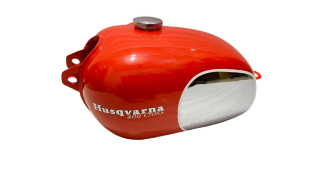 Husqvarna Husky 400 Cross 1970 Aluminum  & Bright Red Tank +Cap |Fit For 