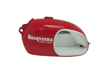 Husqvarna 1967 -1968 Commando or 1969 Sportsman 4.2 gallon Red Aluminium Tank