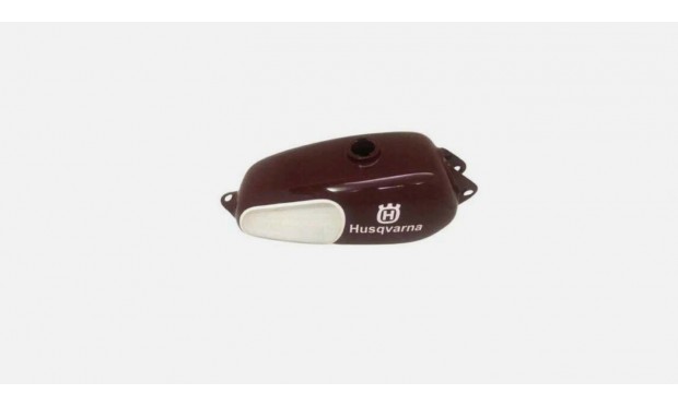 FIT FOR HUSQVARNA 1974 CR 250 WR 250 MAG REPRO MAROON PAINTED CHROME STEEL TANK