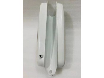 FIT FOR HUSQVARNA 1974 CR 250 WR 250 MAG REPRO WHITE CHROME STEEL PETROL TANK