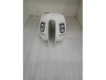 Fit For HUSQVARNA CR WR XC 250 430 White Grey pinstripes Steel Tank 1981-1983 