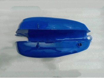 Fit For Husqvarna Husky 400 Cross 1970 Model Chrome & Blue Petrol Tank +Cap