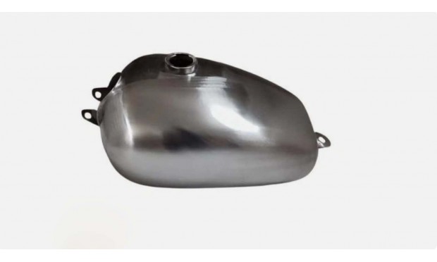 Fit For Husqvarna Cross 2.5 Gal 1967-69 Raw Steel Petrol Fuel Tank