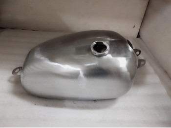 Fit For Husqvarna Cross 2.5 Gal 1967-69 Raw Steel Petrol Fuel Tank
