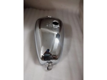 Fit For Husqvarna Cross 2.5 Gal 1967-69 Chrome Steel Petrol Fuel Tank