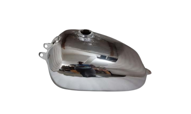 Fit For Husqvarna Cross 2.5 Gal 1967-69 Chrome Steel Petrol Fuel Tank
