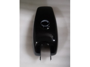FIT FOR HUSQVARNA 1974 CR 250 WR 250 MAG REPRO Black PAINTED CHROME STEEL TANK