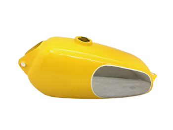 HUSQVARNA 1974 CR 250 WR 250 MAG REPRO YELLOW PAINTED ALUMINUM TANK |Fit For