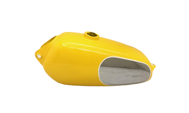 HUSQVARNA 1974 CR 250 WR 250 MAG REPRO YELLOW PAINTED ALUMINUM TANK |Fit For
