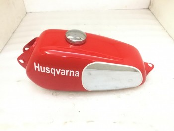 HUSQVARNA 1974 CR 250 WR 250 MAG REPRO RED PAINTED ALUMINUM TANK + CAP |Fit For