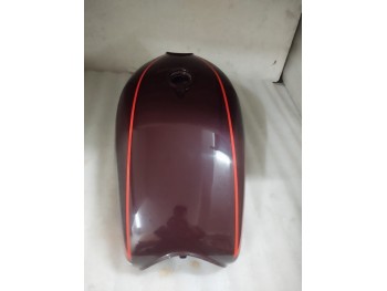 Fit For Kawasaki Z1- 900 Aluminium Black & Orange Petrol Tank 1972 - 1975+Cap