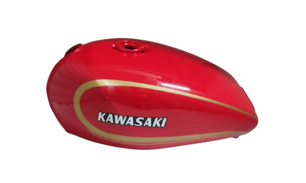 Fit For Kawasaki Z1- 900 Aluminium Red Painted Petrol Tank 1972 - 1975