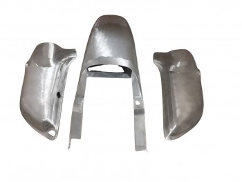 Fit For Kawasaki Z1- 900 Aluminium Unpolished Seat Hood + Panels 1972 - 1975